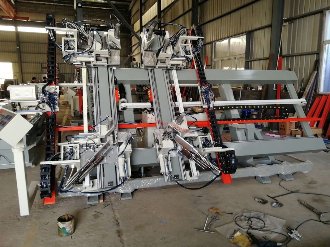 CNC Vertical PVC Window Four Point Welding Machine,CNC Four Corner Welder Machine for PVC Window with UL Standard